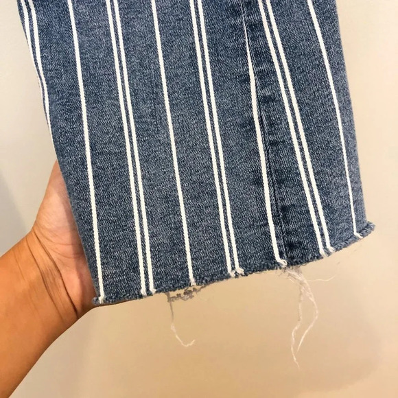 Boyish Stanley Striped Straight Leg Denim Jeans 26 - Picture 5 of 14